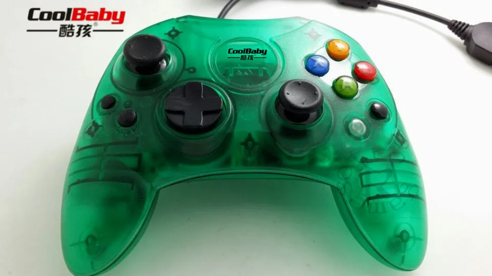 Классический проводной джойстик контроллер для Microsoft оригинальный Xbox черный