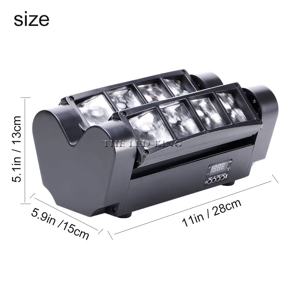 Профессиональный светодиодный сценический светильник 8 RGBW 4IN1 PAR DMX световой