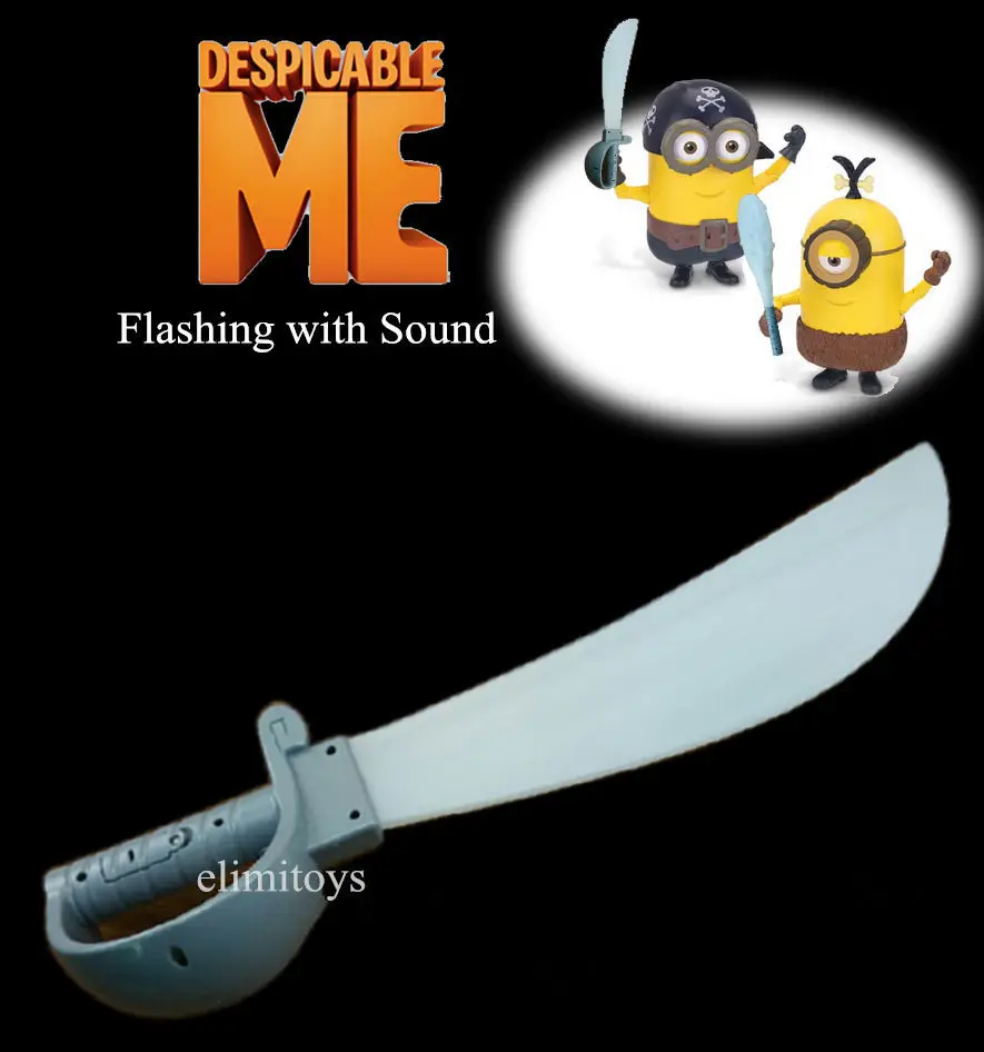 Миньоны оружие с мигалками и звук гадкий я косплей товаров из светодиодов миньон
