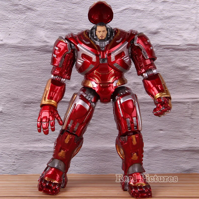 Marvel Мстители Endgame халкбастер Железного человека фигурка ПВХ Коллекционная модель Халк Бастер игрушка с светодиодный светильник