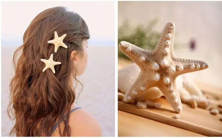 4 7 см белый натуральный воздух сушеная Морская звезда пляж тематический