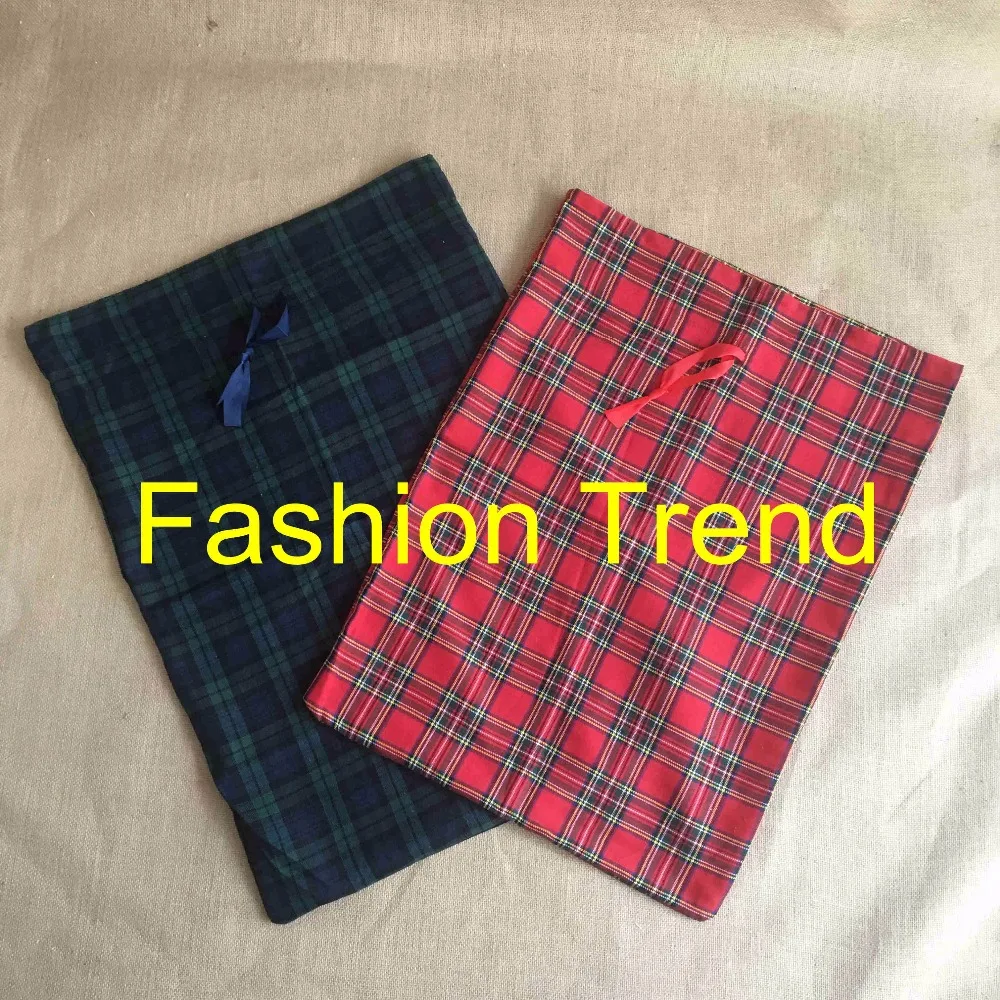 50 шт./лот рождественские подарочные украшения сумки Санты оптовая продажа