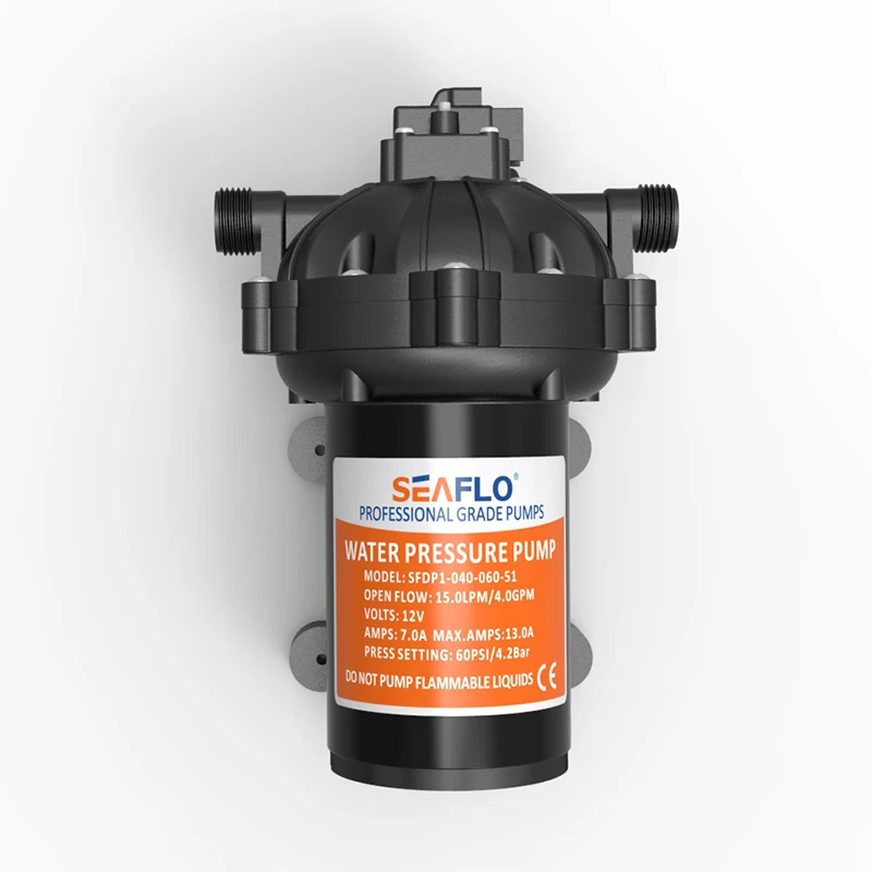 Моторный водяной насос SEAFLO 12 вольт насос высокого давления 60PSI 15,0 LPM мембранный насос сельского хозяйства