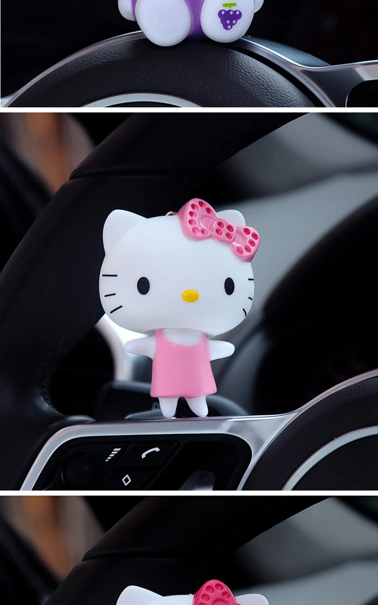 Hello kitty Кики Меховые помпоны помпон жемчужная цепь для детей игрушка брелок женский брелок металлические брелки для ключей ключи от машины сумка кулон Шарм D121