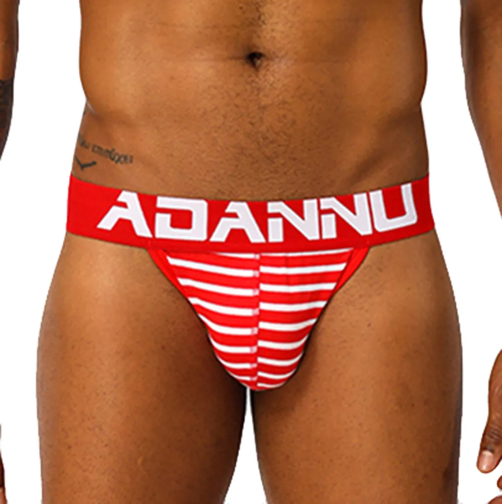 Трусы-бикини мужские с открытой спиной пикантное нижнее белье промежностью