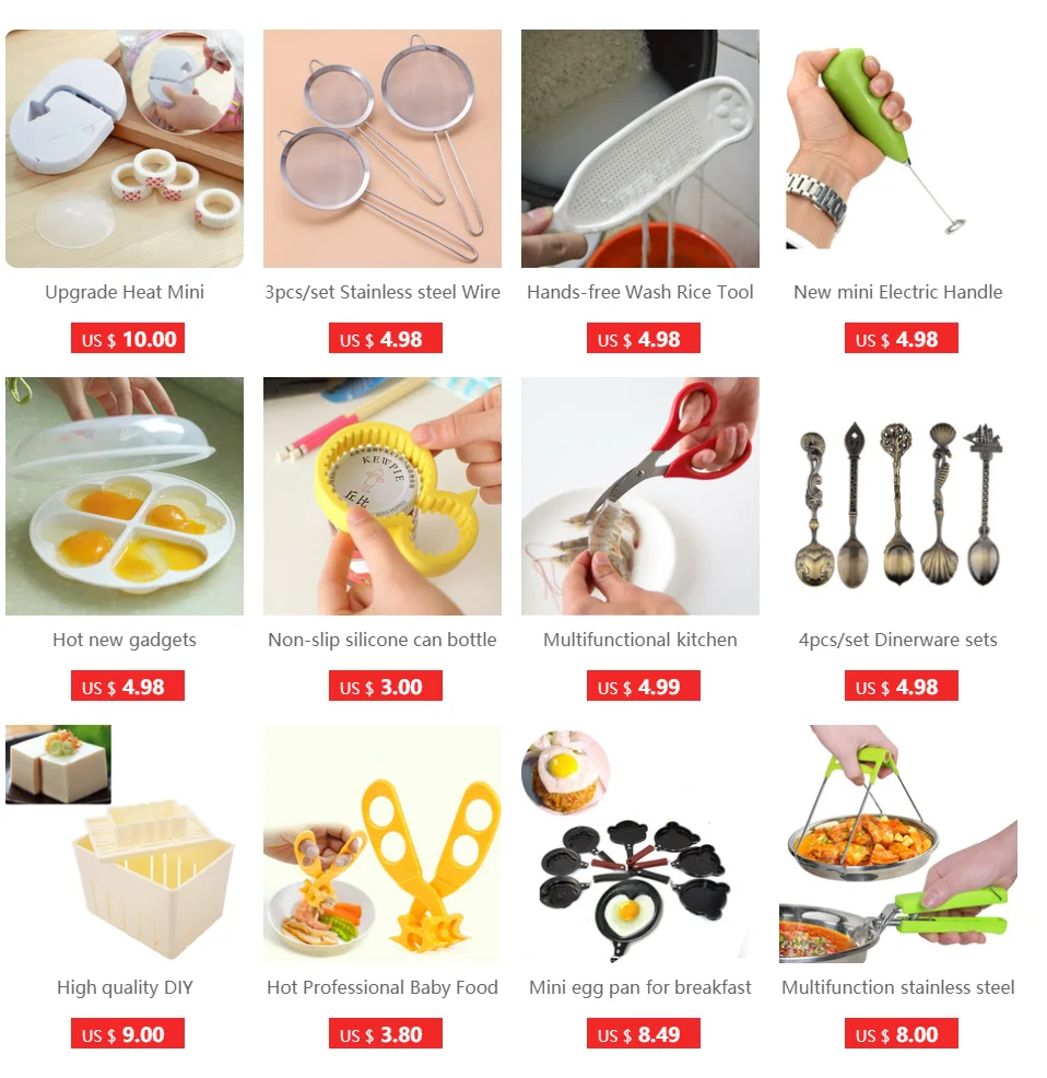 Stainless steel flour sifter Sieve Colanders S/M/L/XL Size Fine Mesh Wire oil strainer pot Frying Basket for baking Cooking Tool