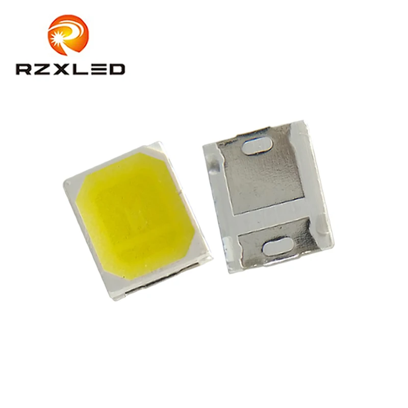 100 шт./лот LED 0 2 Вт 3В 60ма White5300K 5700K 6000K SMD 2835 пакет диод для вспышки камеры мобильного