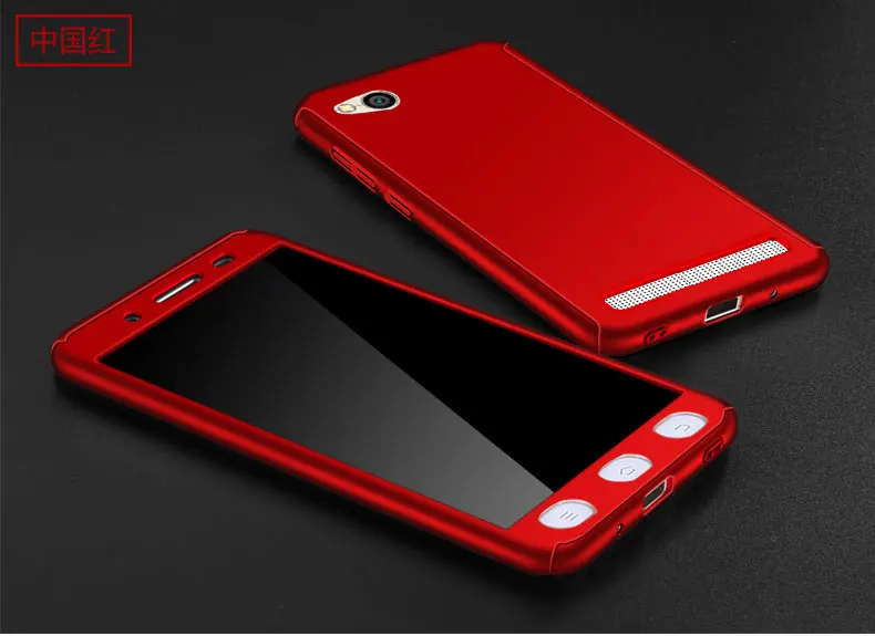 KIYLCZXYCM закаленное Стекло + PC жесткий матовый чехол для Xiaomi Redmi 5A случае 5 0 &quotПолная
