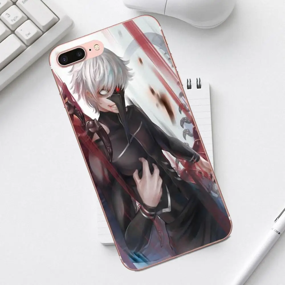 Чехлы Qdowpz Tokyo Ghoul Kaneki для Galaxy Alpha Core Prime Note 4 5 8 S3 S4 S5 S6 S7 S8 S9 mini edge Plus|Бамперы| |