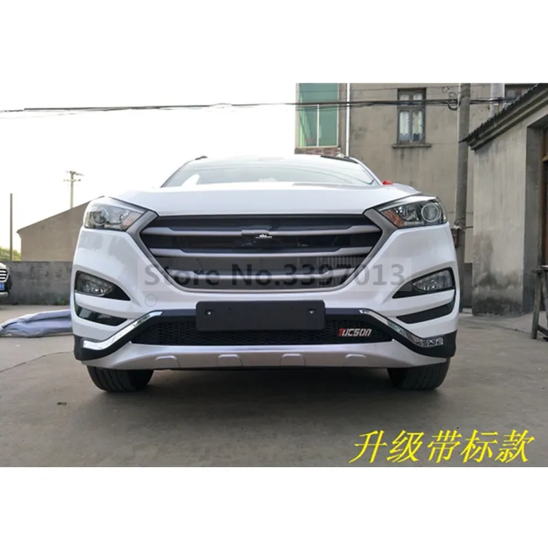 Автомобиль Стайлинг для hyundai Tucson передние и задние бамперы противоскольжения протектор литья