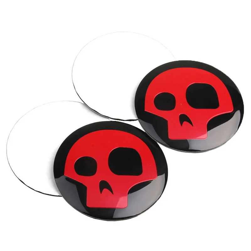 Автомобильный Стайлинг 56 мм 4 Φ алюминиевая красная фотовспышка значок наклейка