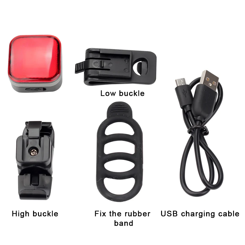 

BIKEIN Cycling MTB Bike Hight-Brightness COB LED Taillight Safety Rear Light Mountain Bike USB Charging Light Bicycle Lights 60g