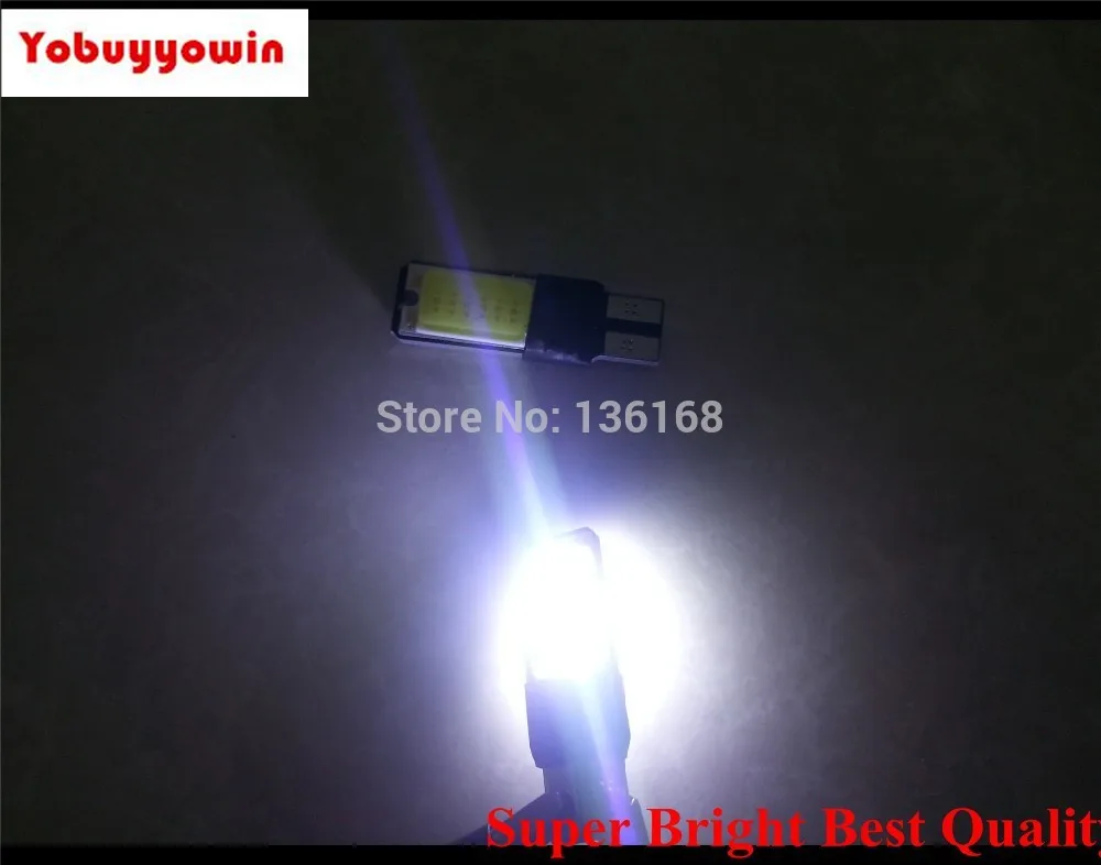 Бесплатная доставка 10 шт. Ледяной Синий/холодный белый лампа Led Cob Pingo T10 + forte Farol Frete