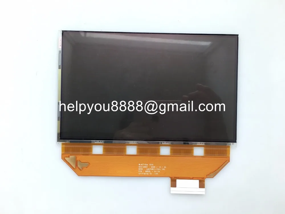 100% Новый оригинальный 7 0 &quotдисплей LB070WV1 TD01 TD17 ЖК модуль экран для Mercedes W204 GLK