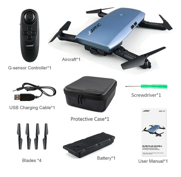 b1 JJR/C JJRC H47 ElFIE Plus Дрон с камерой 720P hd wifi FPV обновленный g-сенсор управление складной RC селфи Квадрокоптер - Цвет: b1