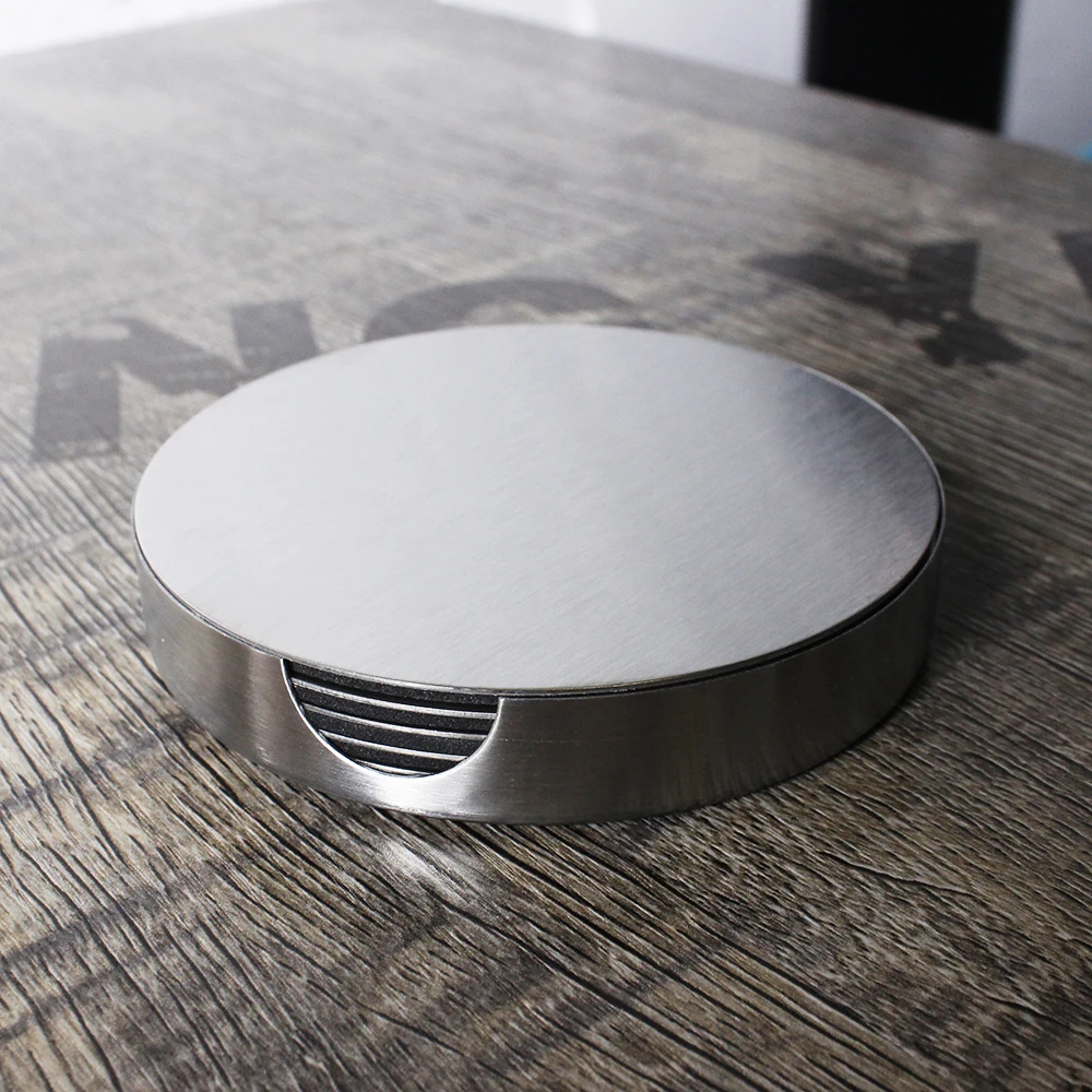 6 шт. чайный коврик из нержавеющей стали нескользящий изоляционный Коврик Coaster