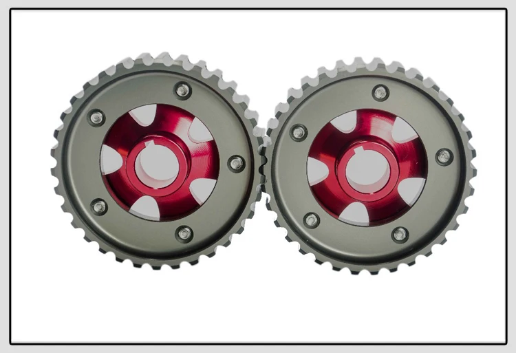 VR гоночный-регулируемый DOHC Cam gear s сплав зубчатое колесо красный для Honda Civic B16A B16B VR6532R