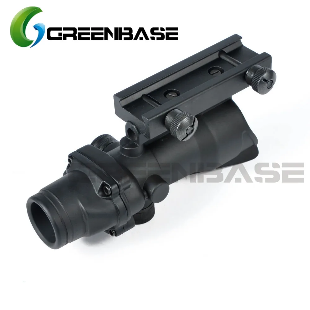 Greenbase ACOG Стиль 1x32 Red Dot прицел голографический волоконно-оптический коллиматорный