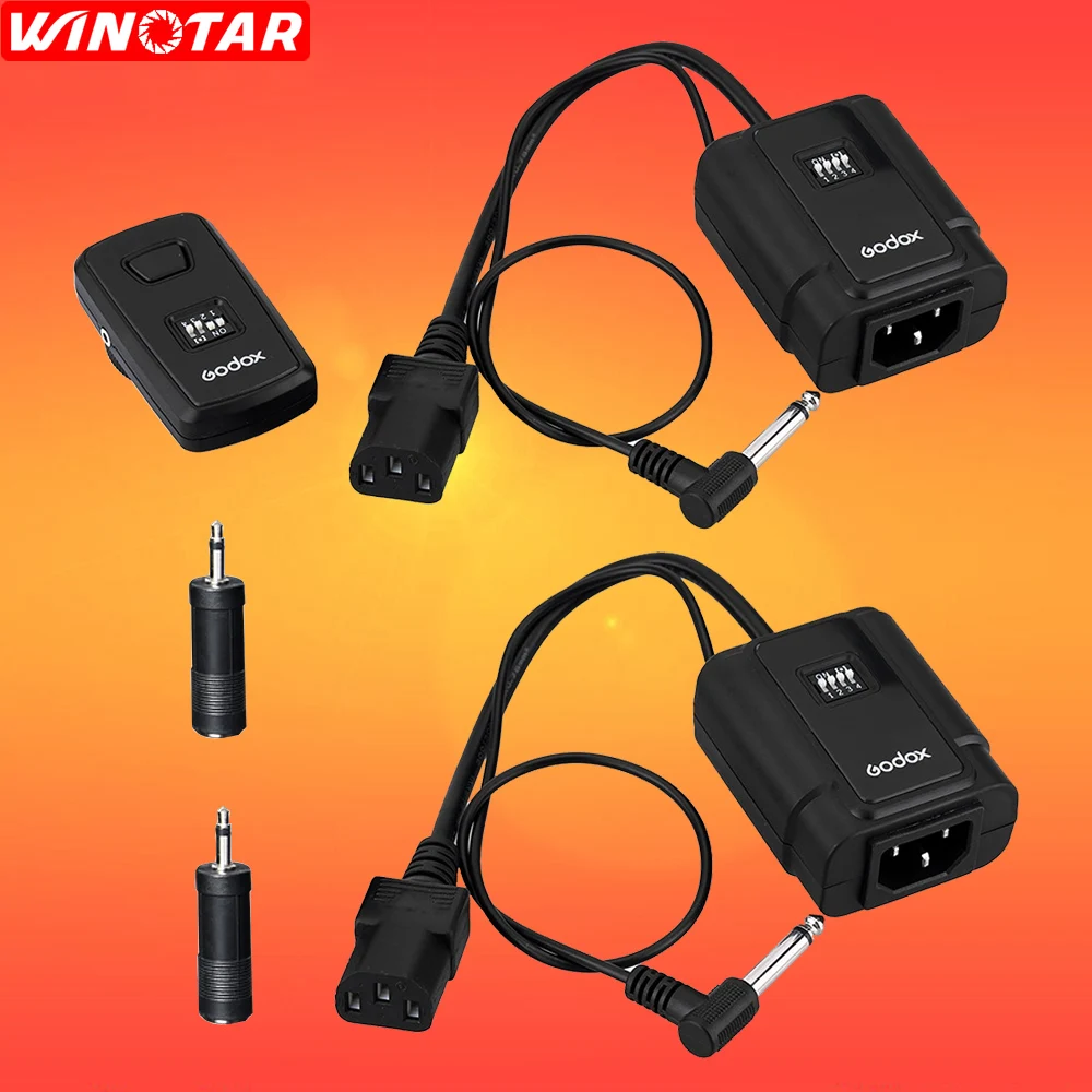Беспроводной триггерный передатчик GODOX и 2 приемника для студийной