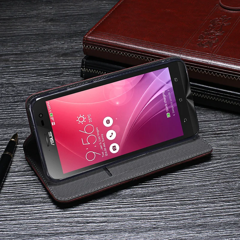 Чехол для Asus ZenFone Zoom ZX551ML чехол Высокое качество ретро кожаный флип крышка Бизнес