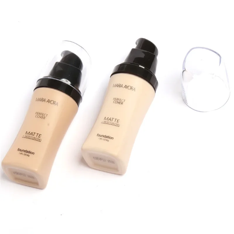 MARIA AYORA Base Cream Brand Liquid Foundation Concealer Whitening Moisturizing Oil Makeup Kit will prove water | Красота и здоровье
