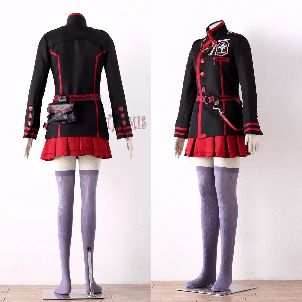 Athemis D.Gray-man Lenalee Lee Косплей Костюм на заказ крутое пальто юбка поясная сумка брошь
