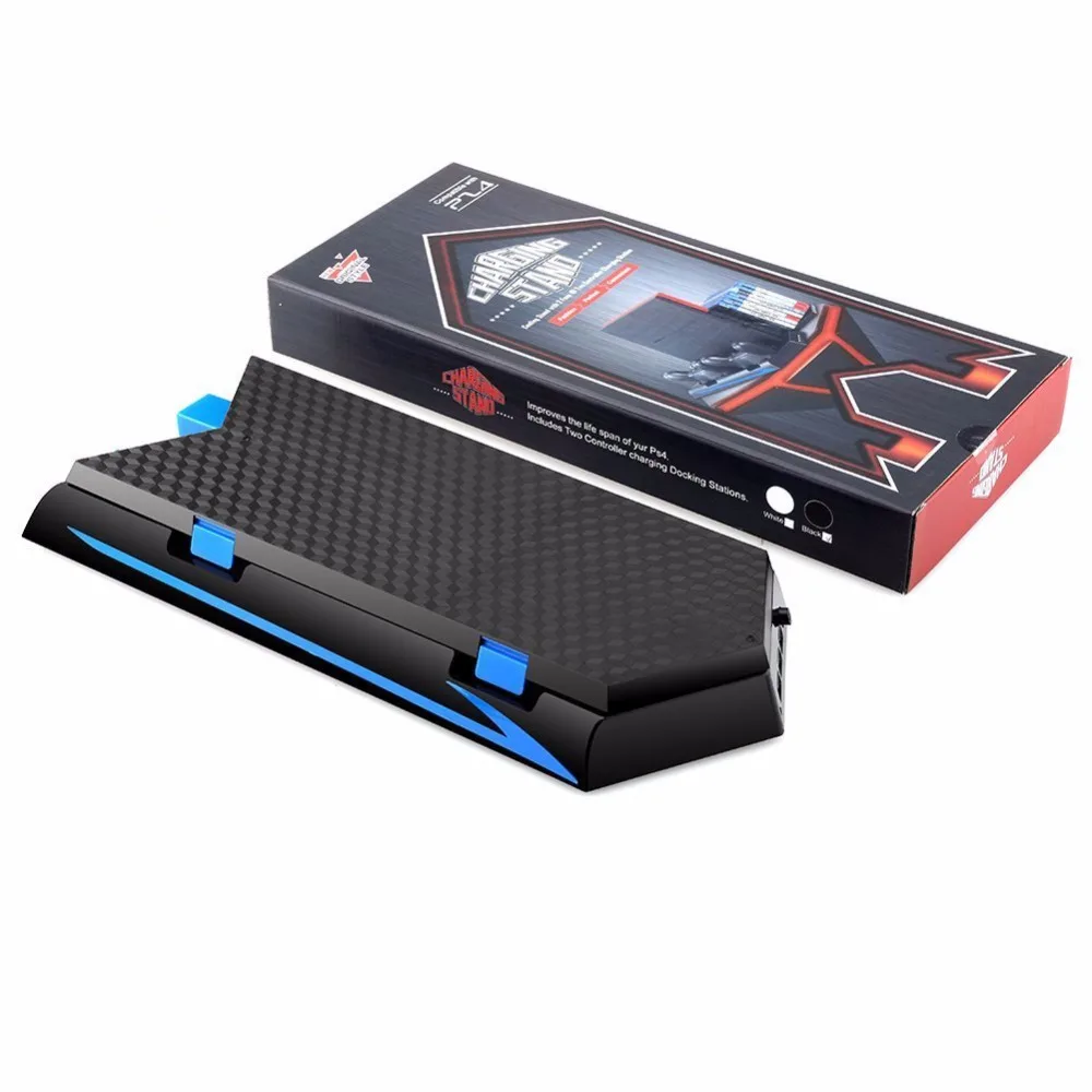 Многофункциональная вертикальная подставка для PS4 охлаждающий вентилятор