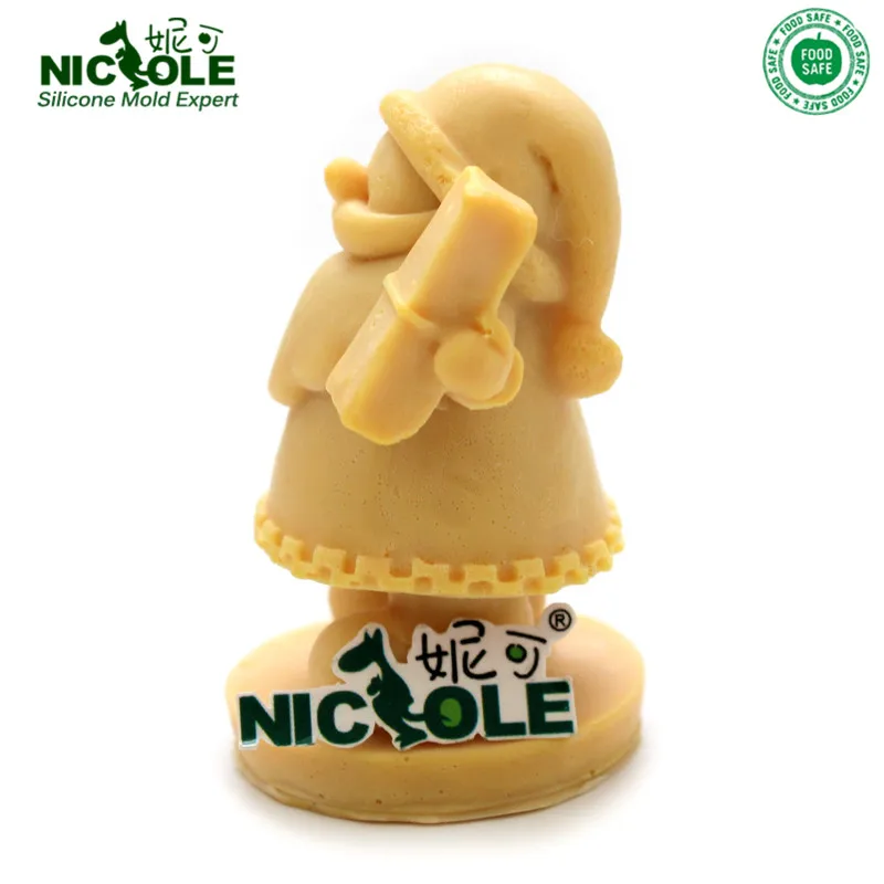 Форма для мыла Nicole Santa силиконовая форма рукоделия из эпоксидной смолы шоколад