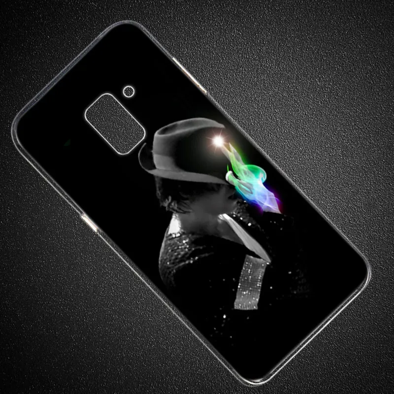 Хит продаж мягкий силиконовый чехол Майкла Джексона для телефона Samsung Galaxy J8 J6 J4 2018