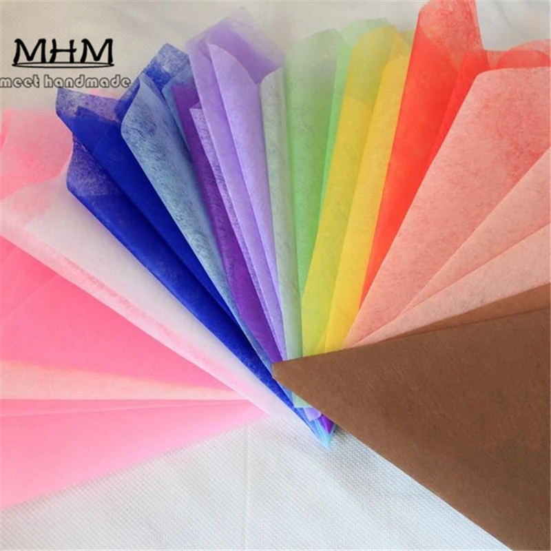 35 листов папиросной бумаги обертывания волокна текстуры накидки с цветочным