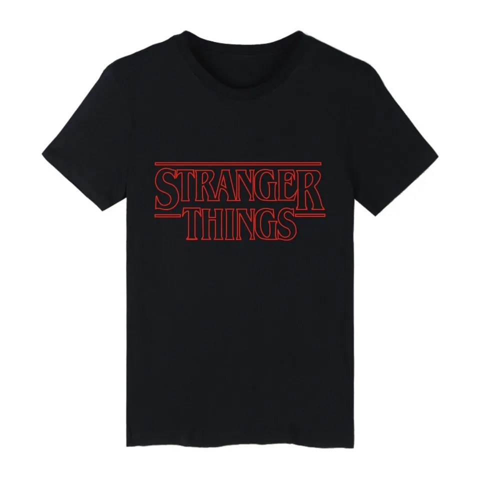 2017 Stranger Things Summer Cotton fitness T-shirt Short Sleeve funny T Shirts and hip hop T-Shirts for Men&ampwomen brand clothing | Мужская