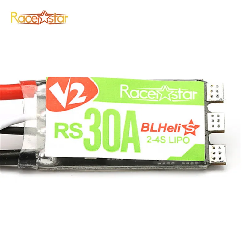 4 шт. Racerstar RS30A V2 30A Blheli_S ESC OPTO 2-4S поддержка Oneshot42 Multishot 16,5 Dshot600 для радиоуправляемого квадрокоптера
