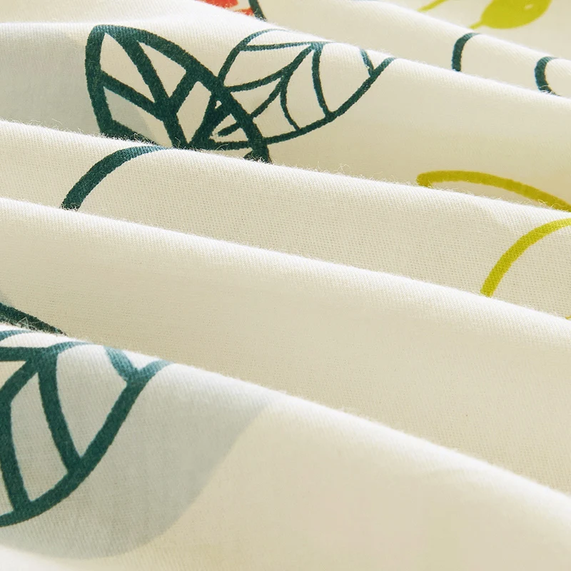 100% хлопок современного постельное белье цветочный Рисунок яркий наматрасник