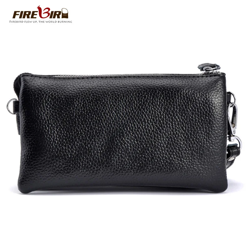 Кошелек из натуральной кожи с тиснением Жар птица Женский кошелек воловьей клатч