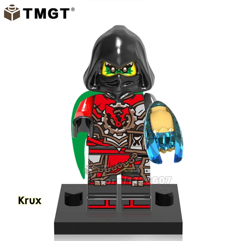 Одиночная Ninja Slithraa Snike Chokun Snappa Wu Shark Army Jelly четыре глаза Garmadon строительные блоки Подарочная игрушка для детей - Цвет: Фиолетовый