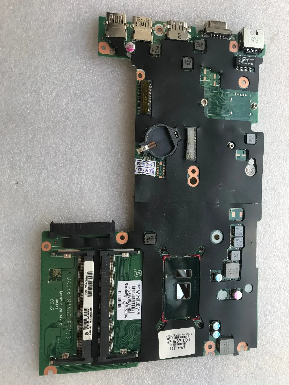 Материнская плата для ноутбука 430 G3 440 hp основная DA0X61MB6G0 830937 601 001 501 i5 6200U DDR3|Карты