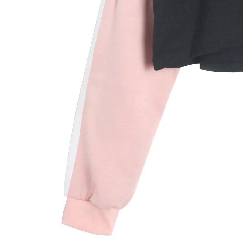 Осенние повседневные женские пуловеры со стойкой и рукавом на молнии | Женская