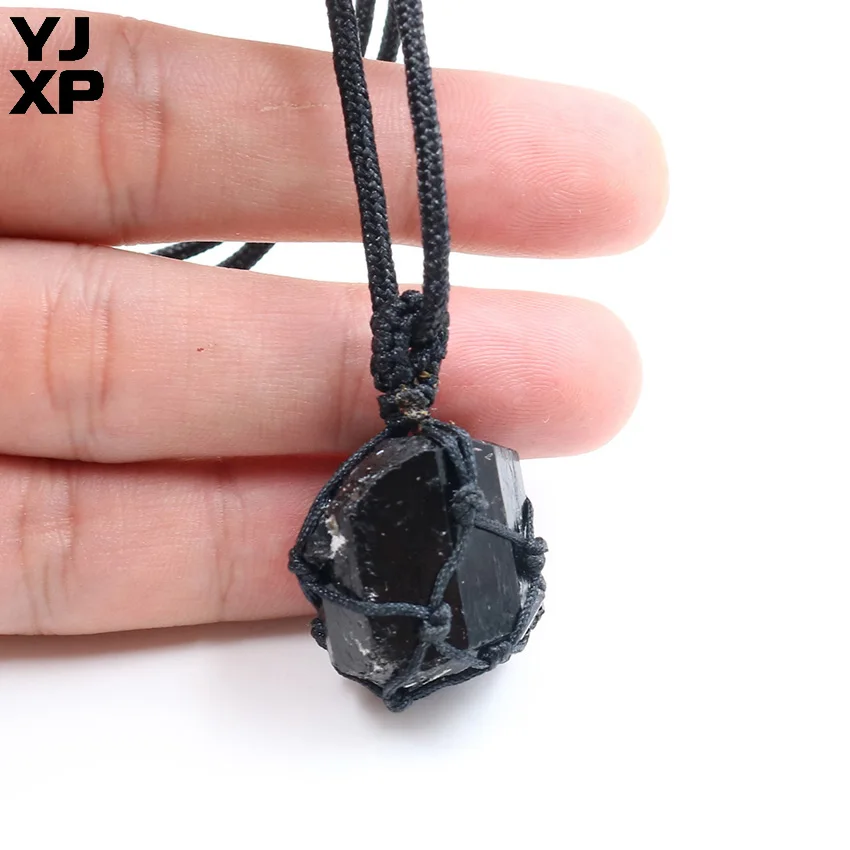 YJXP 1 шт. черная конопляная обернутая искусственная ткань необычная подвеска