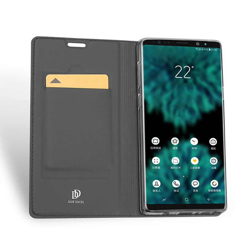 Чехол книжка DUX DUCIS из искусственной кожи для Samsung Galaxy Note 9 чехол с подставкой Note9