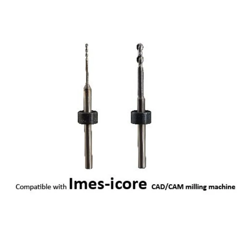 

Dental CAD CAM milling burs compatible with milling system