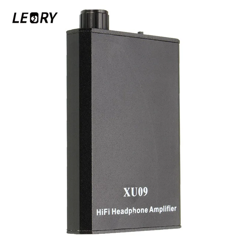 Портативный усилитель для наушников LEORY черный Hi Fi высокоточные наушники с usb