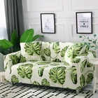 Универсальный растягивающийся диван в тропическом стиле, чехлы для гостиной, секционный диван, чехол, эластичный чехол для дивана, летнее сиденье 1234