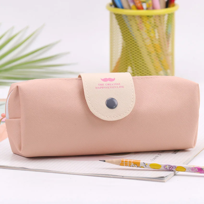 Чехол для карандашей из ПУ кожи ярких цветов | Канцтовары офиса и дома