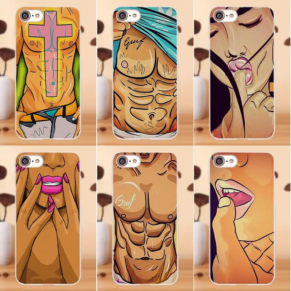 Bixedx Swag девочек рисунки и мышцы человек груф для Apple iPhone X 4 4S 5 5C SE 6 S 7 8 Plus LG G4 G5 G6 K4 K7 K8
