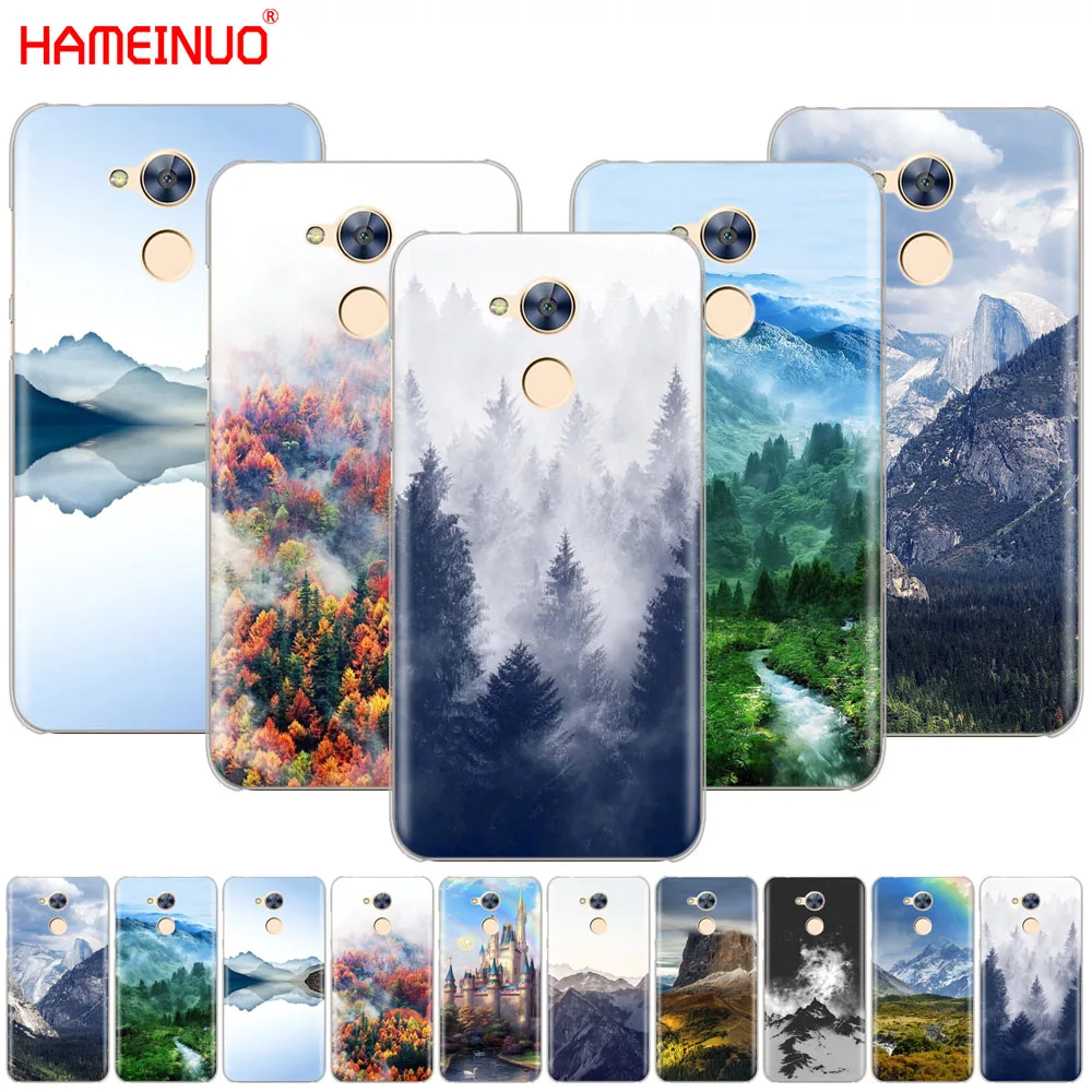HAMEINUO чехол для телефона с изображением горы леса облаков Huawei Honor 10 V10 4A 5A 6A 7A 6C 6X 7X 8 9