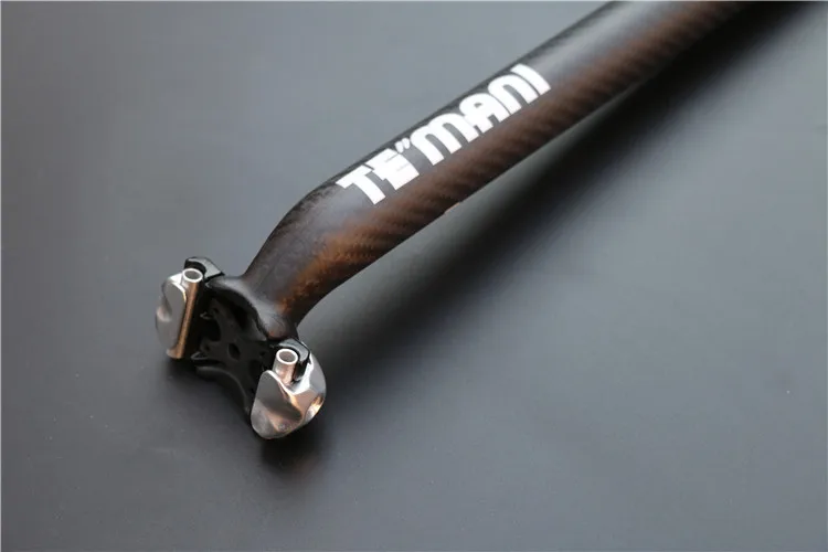 

Temani Newest Mountain Bicycle full Carbon slant Seatpost Road Bike full Carbon Fibre slant Seatpost 27.2 30.8 31.6*350mm