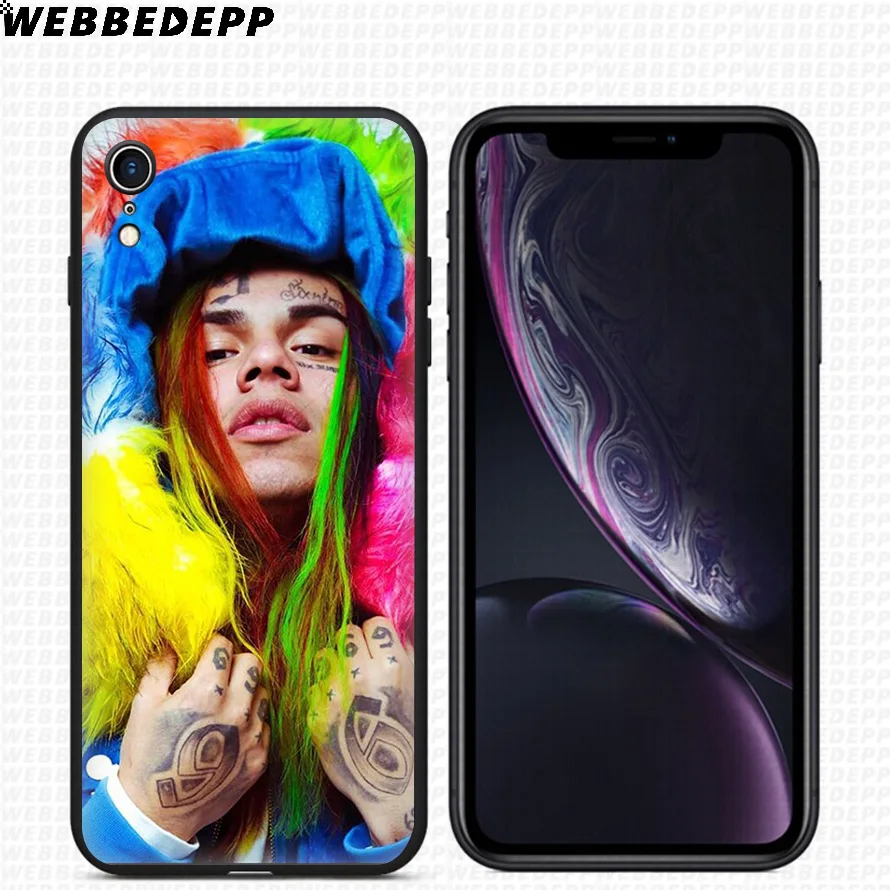 Мягкий силиконовый чехол WEBBEDEPP 6ix9ine Tekashi для iPhone 11 Pro Xr Xs Max X или 10 8 7 6 6S Plus 5 5S SE Case |