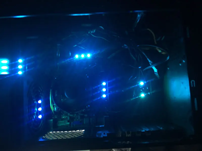 Компьютерный внутренний мейнфрейм C104M11 DIY 12 в светодиодный мини-светильник с цветными полосками AURA RGB поддержка Mediate Несколько цветных контроллеров