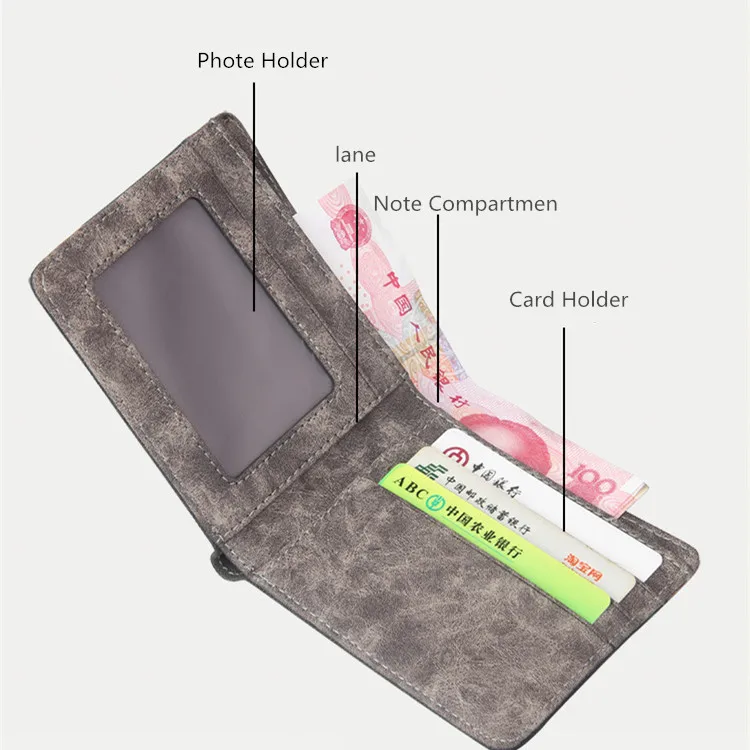 Baellerry Для мужчин Женские Кошельки 2017 холст бумажник кошельки Мужчин's carteira