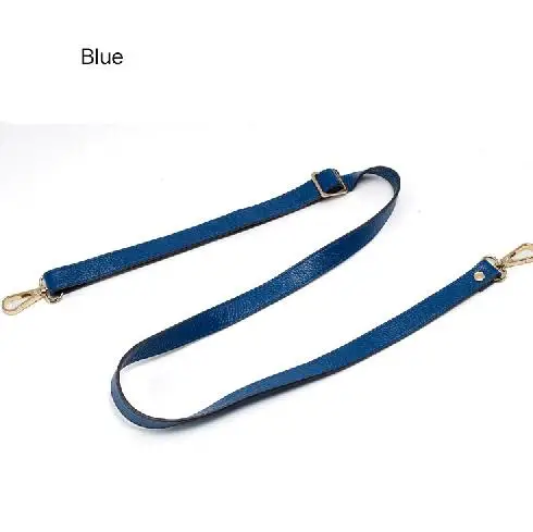 Blue IMIDO, длина 130 см, натуральная кожа, сумка на ремне для женщин, сменные ремешки, наплечный ремень, сумки, аксессуары, части для сумок, красный STP064 - Цвет: Blue